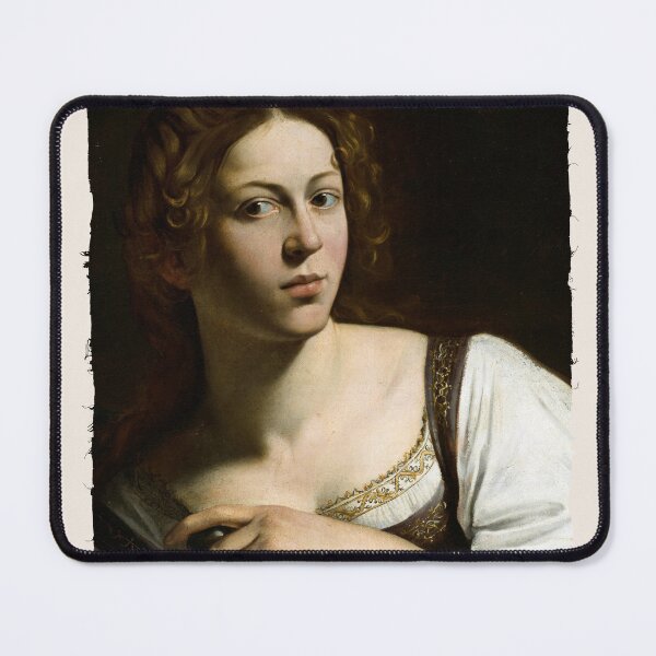 Item preview, Saint Catherine of Alexandria - Caravaggio's Classic Portrait Painting designed and sold by Sergey Sedunov.