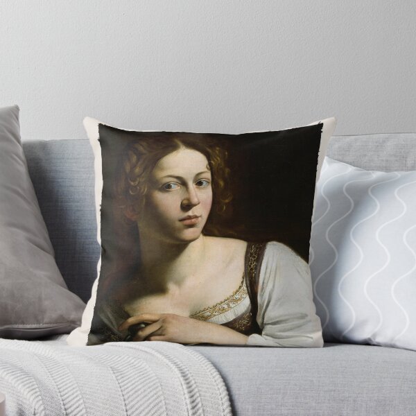 Item preview, Saint Catherine of Alexandria - Caravaggio's Classic Portrait Painting designed and sold by Sergey Sedunov.