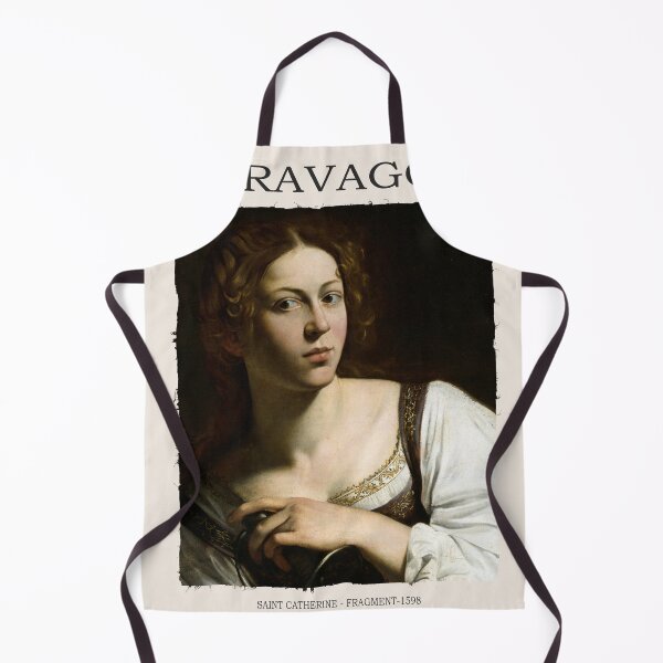 Item preview, Saint Catherine of Alexandria - Caravaggio's Classic Portrait Painting designed and sold by Sergey Sedunov.