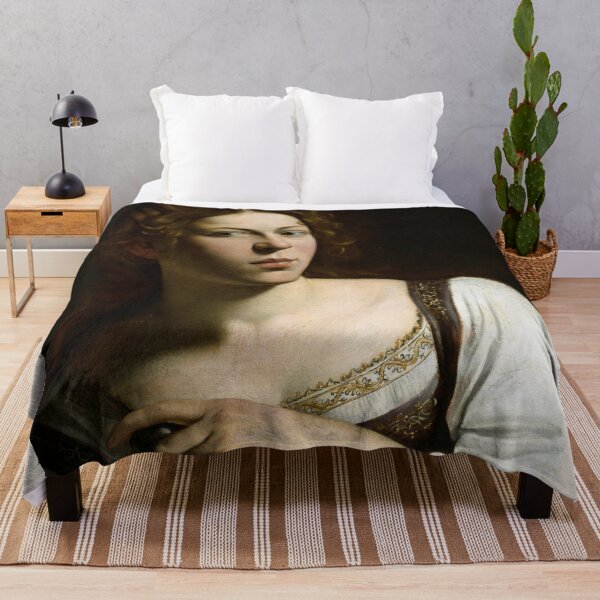 Item preview, Saint Catherine of Alexandria - Caravaggio's Classic Portrait Painting designed and sold by Sergey Sedunov.
