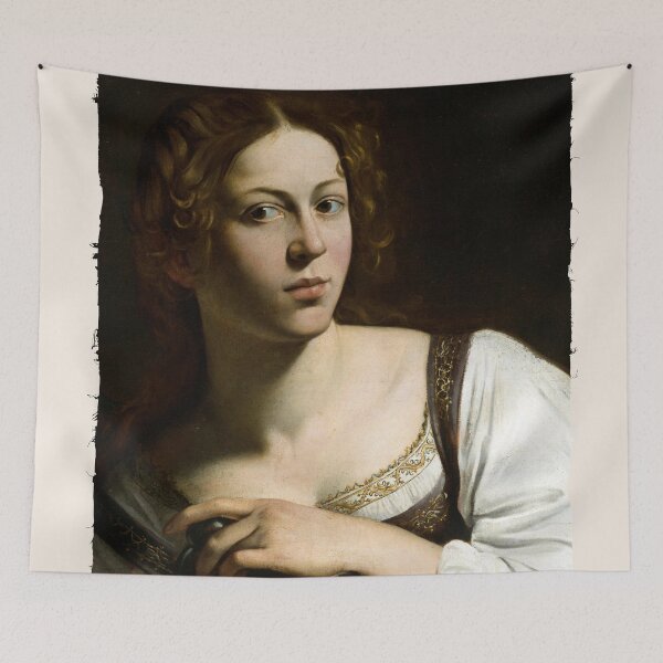 Item preview, Saint Catherine of Alexandria - Caravaggio's Classic Portrait Painting designed and sold by Sergey Sedunov.