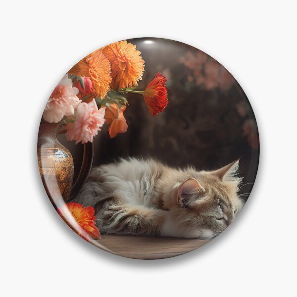 Artikelvorschau, Very cute Lazy cat / kitten sleeping on the table photography wall decoration 9 entworfen und verkauft von jetaiart.