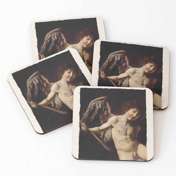 Item preview, Love Conquers All - Caravaggio's Classic Portrait Painting designed and sold by Sergey Sedunov.