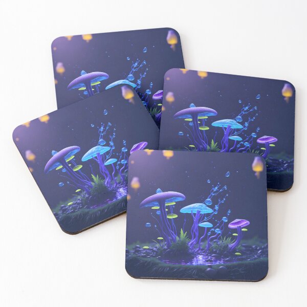 Item preview, Magic Mushrooms Grass Rocks And Water - Mushrooms designed and sold by internlvisions.