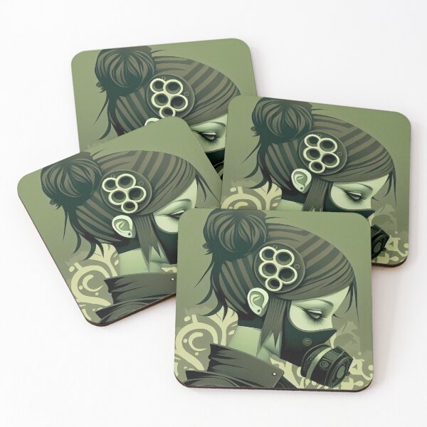 Item preview, Girl with gas mask designed and sold by HVNV.