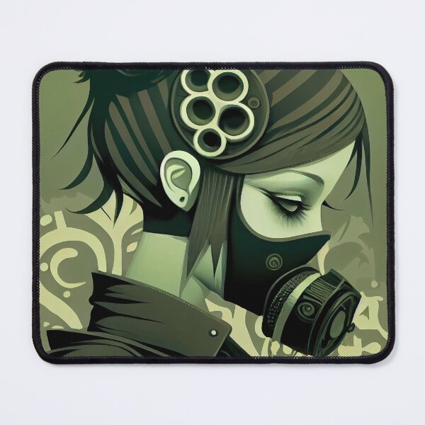 Item preview, Girl with gas mask designed and sold by HVNV.