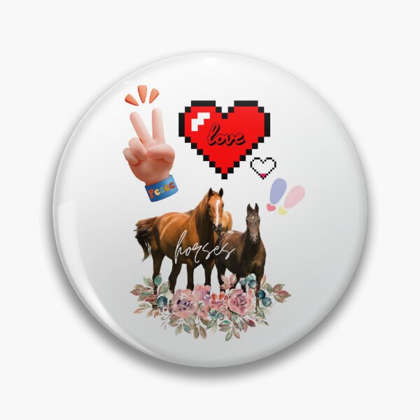 Item preview, Peace love horses sublimation design Flower animal PNG download Glitter leopard heart designed and sold by Wang Yu sheng.