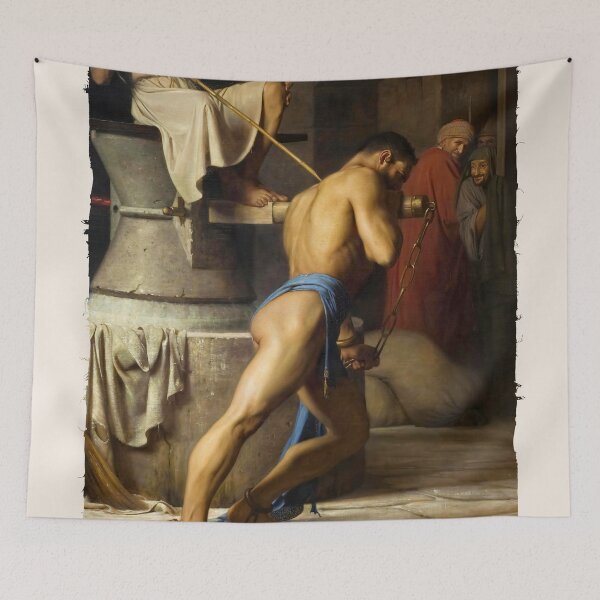 Item preview, Samson and the Philistines - Carl Bloch's Classic Painting designed and sold by Sergey Sedunov.