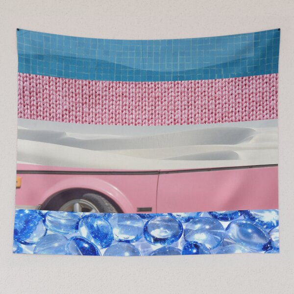 Item preview, Trans Pride Aesthetic Moodboard Transgender Pride Flag designed and sold by ArtliciousHUMAN.