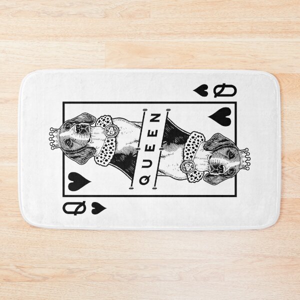 Item preview, English Foxhound Queen Of Hearts Funny Dog Lover Pop Art designed and sold by GrandeDuc.