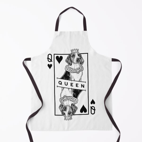 Item preview, English Foxhound Queen Of Hearts Funny Dog Lover Pop Art designed and sold by GrandeDuc.