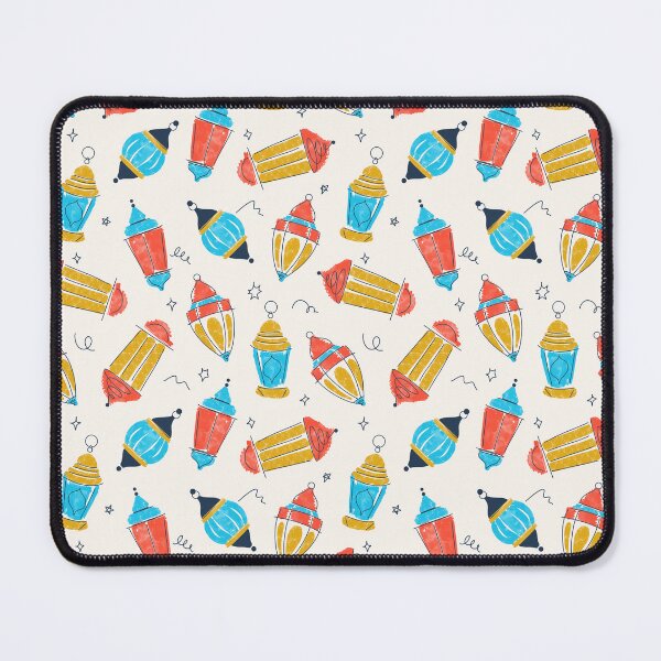 Item preview, Watercolor Arabic Lanterns Pattern designed and sold by Farissa Designs.
