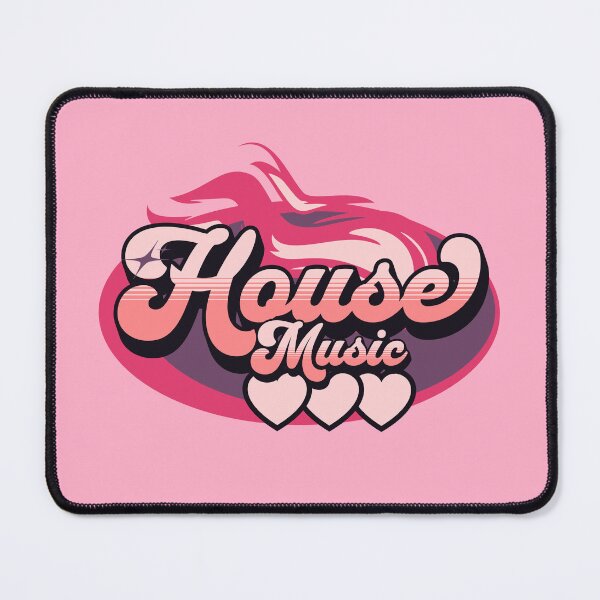 Item preview, HOUSE MUSIC - House Music Heat (cherry red/pink) designed and sold by Discothreadz.