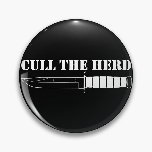Item preview, Cull The Herd (White) designed and sold by CapitalPigDog.