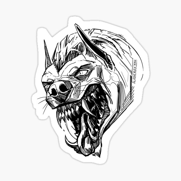 Werewolf rage Sticker