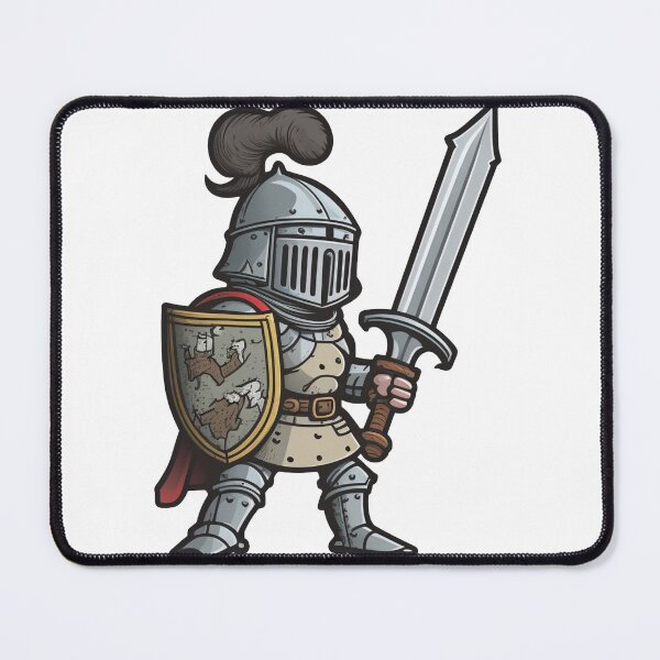Item preview, Medieval Knight cartoon designed and sold by Accademia.