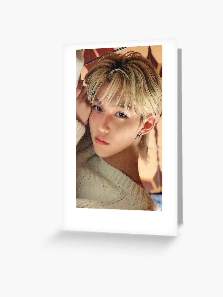 Felix lee straykids Greeting Card for Sale by Divya21