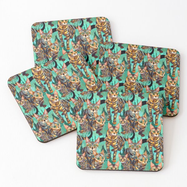 Item preview, Wild Beauty: Capturing the Majesty of Bengal House Cats , a Feline Artwork designed and sold by avataraustin.