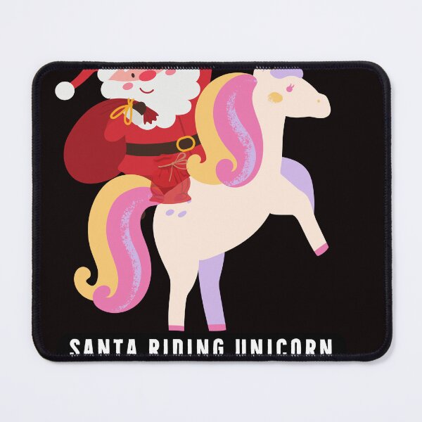 Item preview, Santa Riding a Unicorn For christmas designed and sold by sandra-merch.