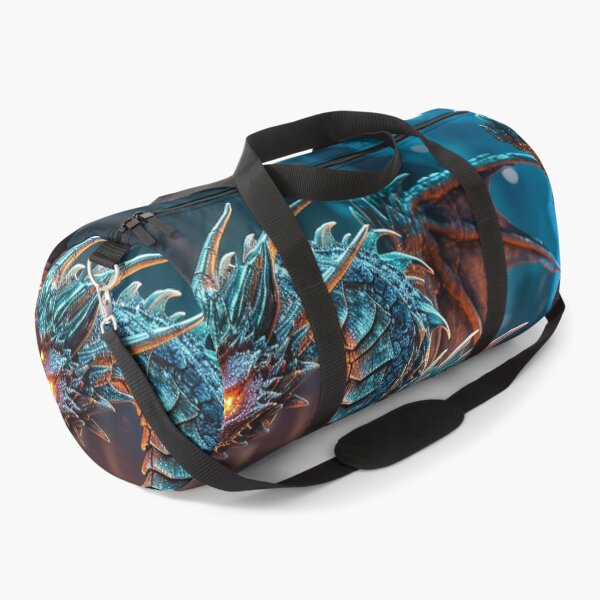 Item preview, Experience the Majestic Beauty of a Blue Dragon in Heroic Pose designed and sold by CreationP.