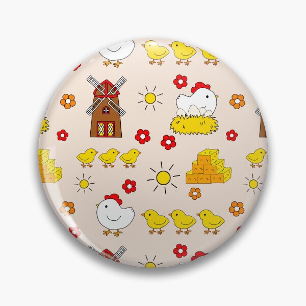 Item preview, chicken farm pattern designed and sold by Krissys-Art.