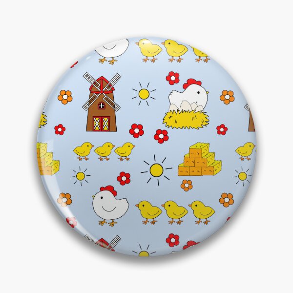 Item preview, chicken farm pattern designed and sold by Krissys-Art.
