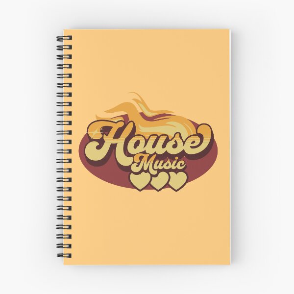 Item preview, HOUSE MUSIC  - House Music Heat (orange/burnt sienna) designed and sold by Discothreadz.