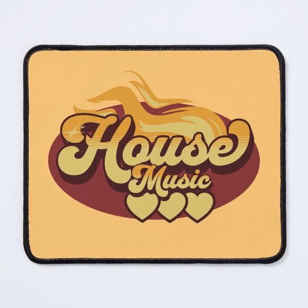 Item preview, HOUSE MUSIC - House Music Heat (orange/burnt sienna) designed and sold by Discothreadz.