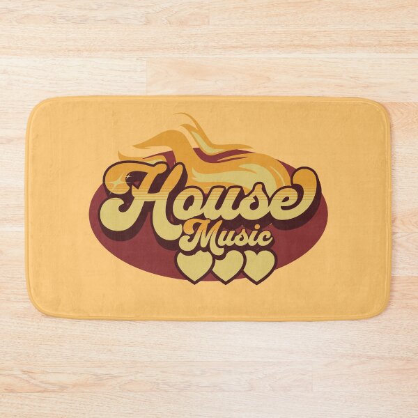 Item preview, HOUSE MUSIC  - House Music Heat (orange/burnt sienna) designed and sold by Discothreadz.