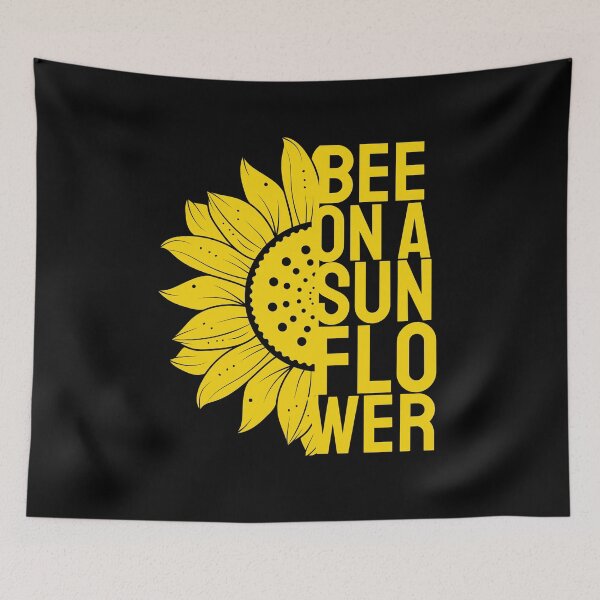 Item preview, Bee On A Sunflower designed and sold by designerpriti.