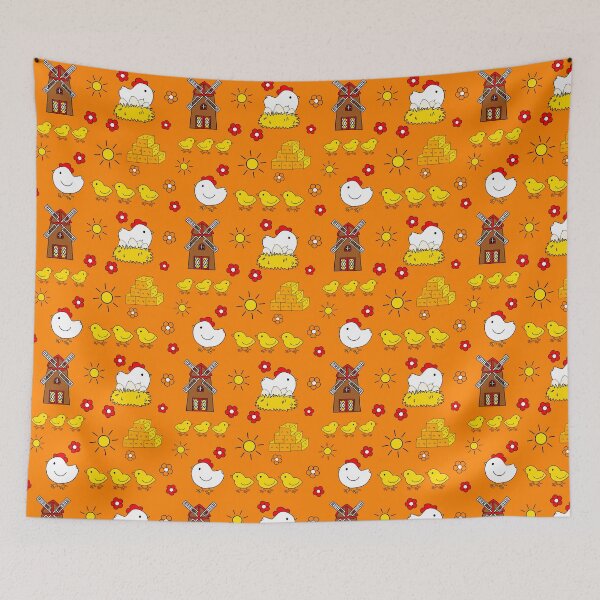 Item preview, chicken farm pattern designed and sold by Krissys-Art.
