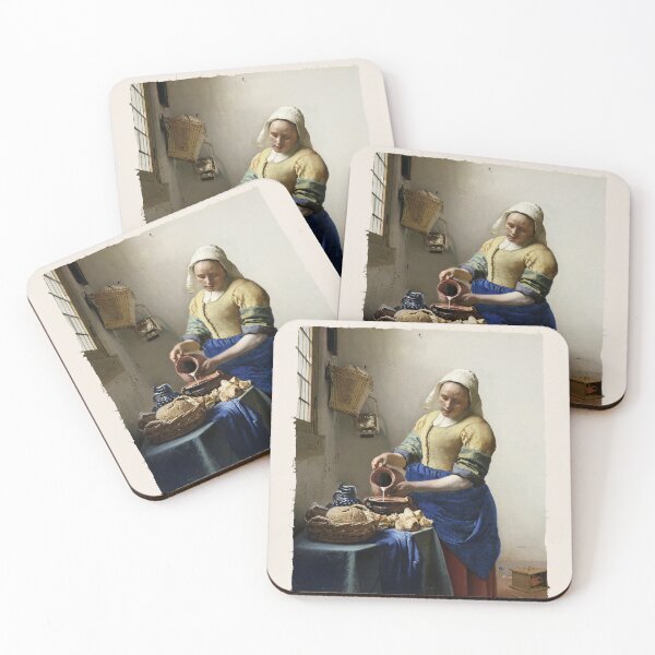 Item preview, The Milkmaid - Johannes Vermeer's Classic Painting designed and sold by Sergey Sedunov.
