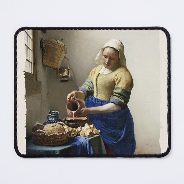 Item preview, The Milkmaid - Johannes Vermeer's Classic Painting designed and sold by Sergey Sedunov.