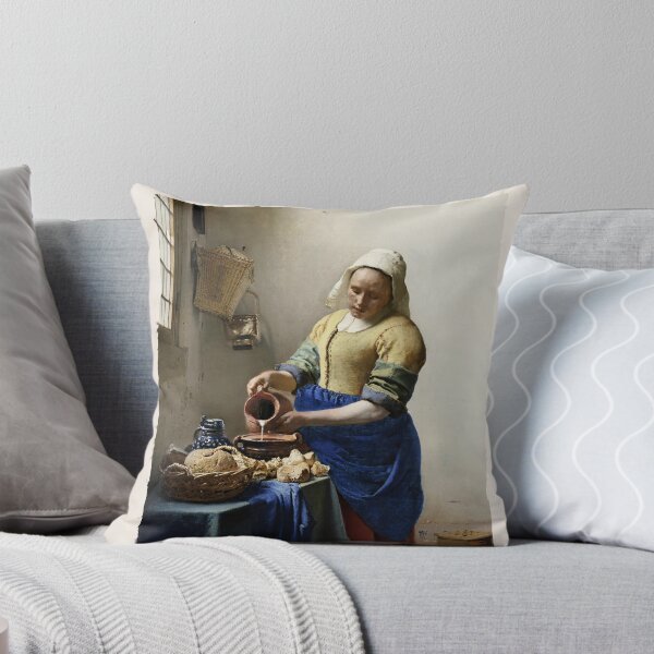 Item preview, The Milkmaid - Johannes Vermeer's Classic Painting designed and sold by Sergey Sedunov.