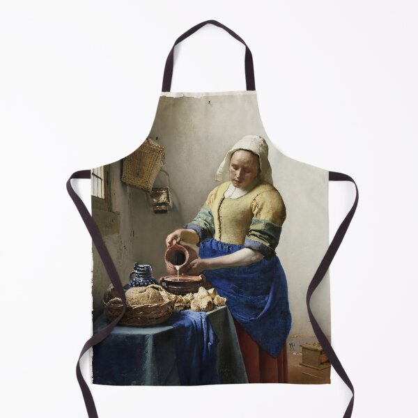Item preview, The Milkmaid - Johannes Vermeer's Classic Painting designed and sold by Sergey Sedunov.