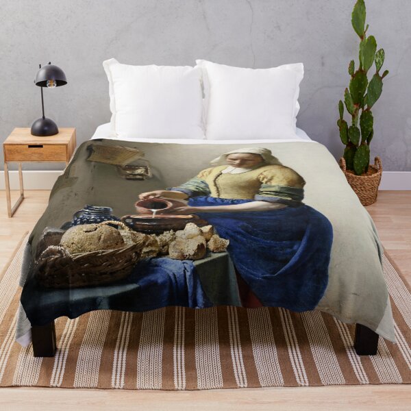 Item preview, The Milkmaid - Johannes Vermeer's Classic Painting designed and sold by Sergey Sedunov.