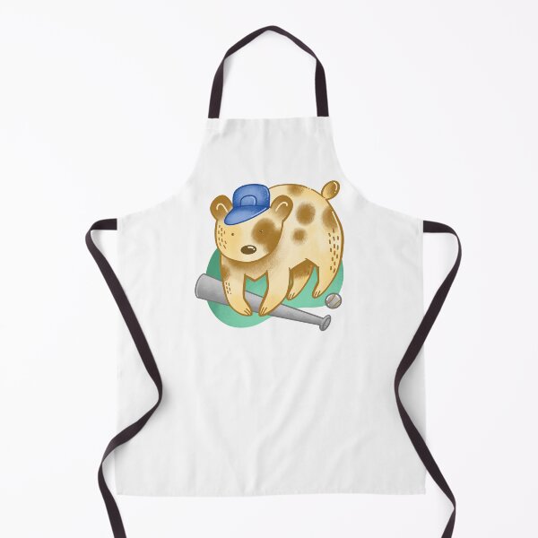 Item preview, Bear and a Baseball bat designed and sold by cheekyfoxart.