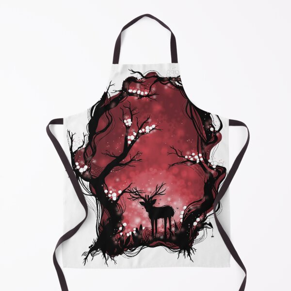 Item preview, Mystical forest forest spirits red designed and sold by ChallaDesign.