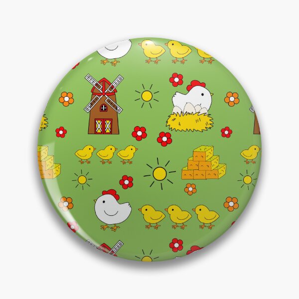 Item preview, chicken farm pattern designed and sold by Krissys-Art.