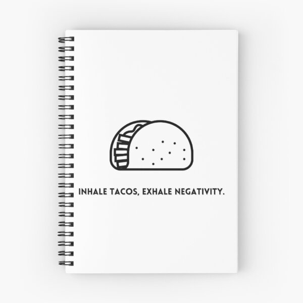 Item preview, Inhale tacos, exhale negativity designed and sold by Ernest Petitjean Créations.