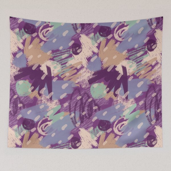 Item preview, Chaotic Shapes on Purple designed and sold by BuBuchi.
