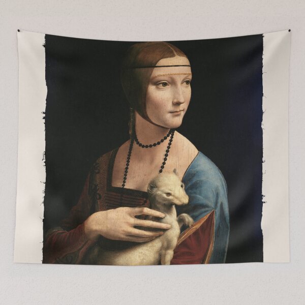 Item preview, Lady with an Ermine - Leonardo da Vinci's Classic Painting designed and sold by Sergey Sedunov.