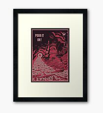 Vintage WWII Poster Framed Print