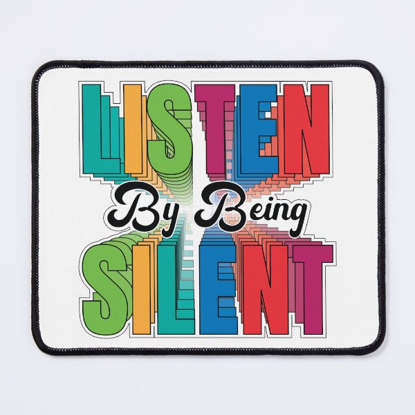 Item preview, Listen by being Silent - Silent Listen Anagram designed and sold by Harlake.