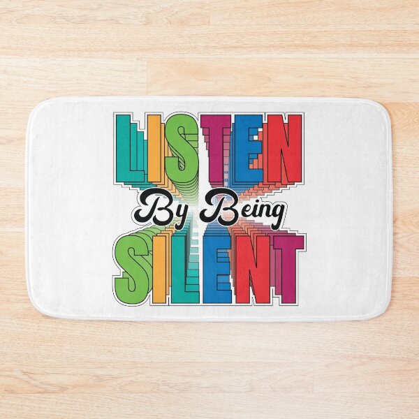 Item preview, Listen by being Silent - Silent Listen Anagram designed and sold by Harlake.