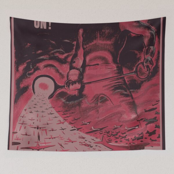 Item preview, Vintage WWII Poster designed and sold by deepvoid.