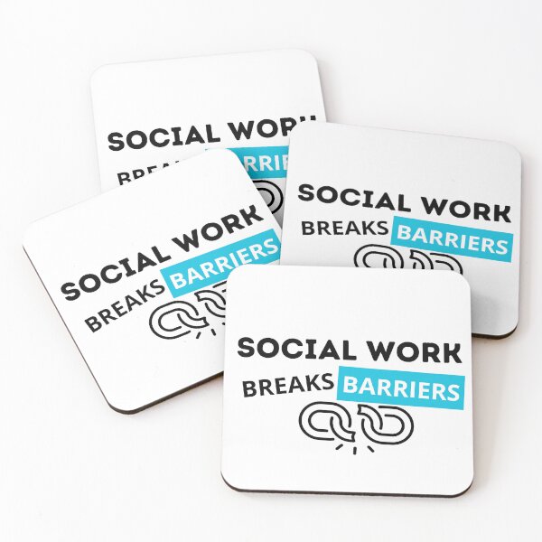 Item preview, Social Work Breaks Barriers designed and sold by deepblueH.