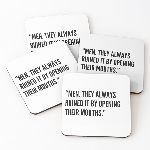 Item preview, Hombres. Siempre lo arruinaron abriendo la boca. designed and sold by tiffsbookblog.