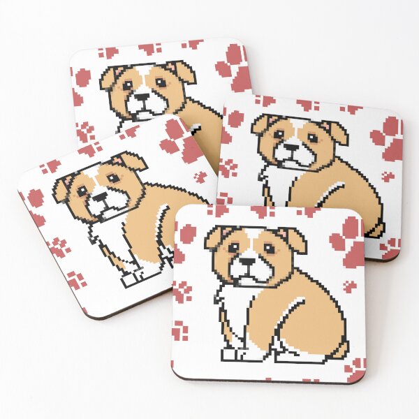 Item preview, cute doggo patterns red designed and sold by Chaoticzarts.
