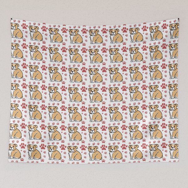 Item preview, cute doggo patterns red designed and sold by Chaoticzarts.
